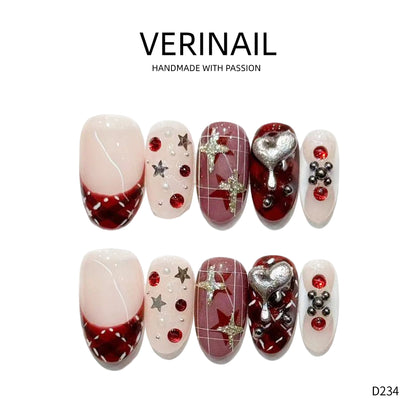 Press On Nails Almond-Medium-AM03