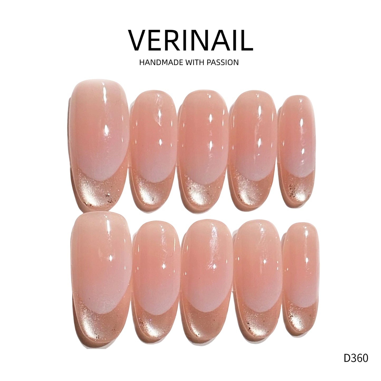 Press On Nails Almond-Long-AL01