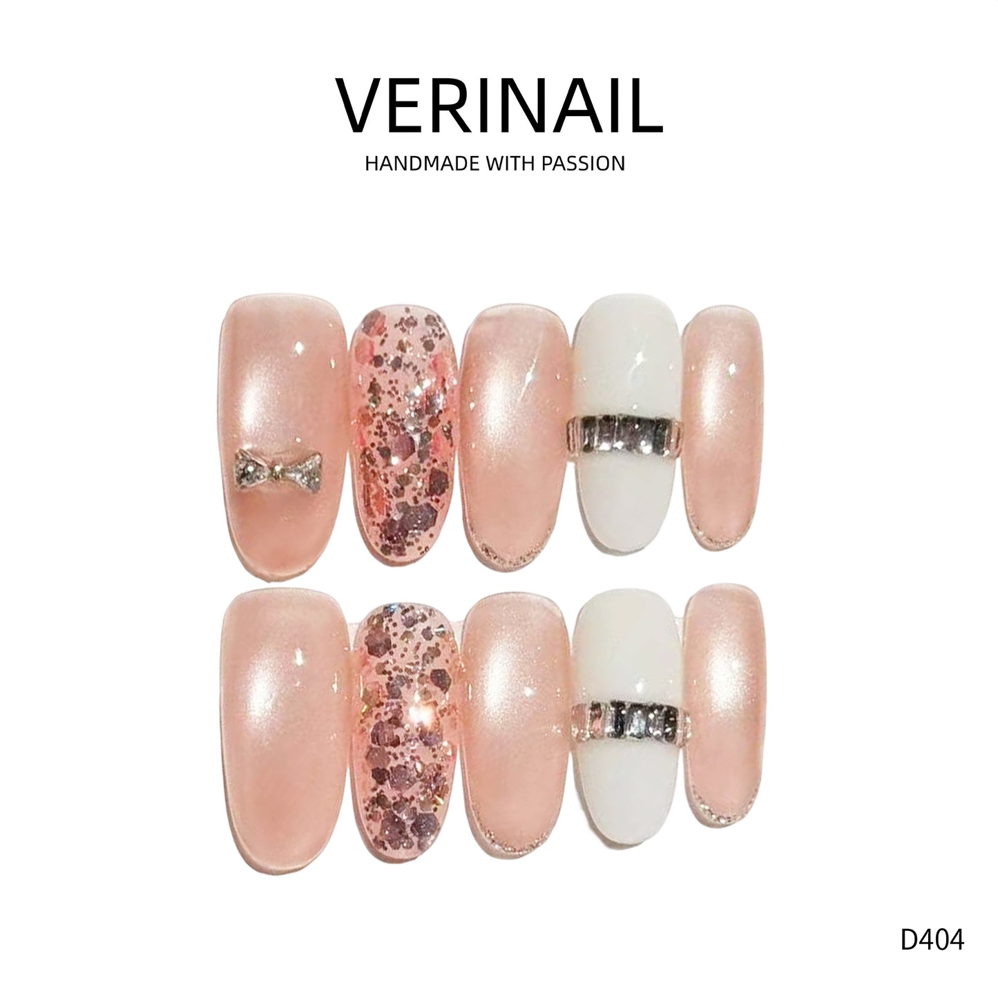 Press On Nails Almond-Medium-AM03