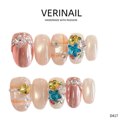 Press On Nails Color Yellow YW03