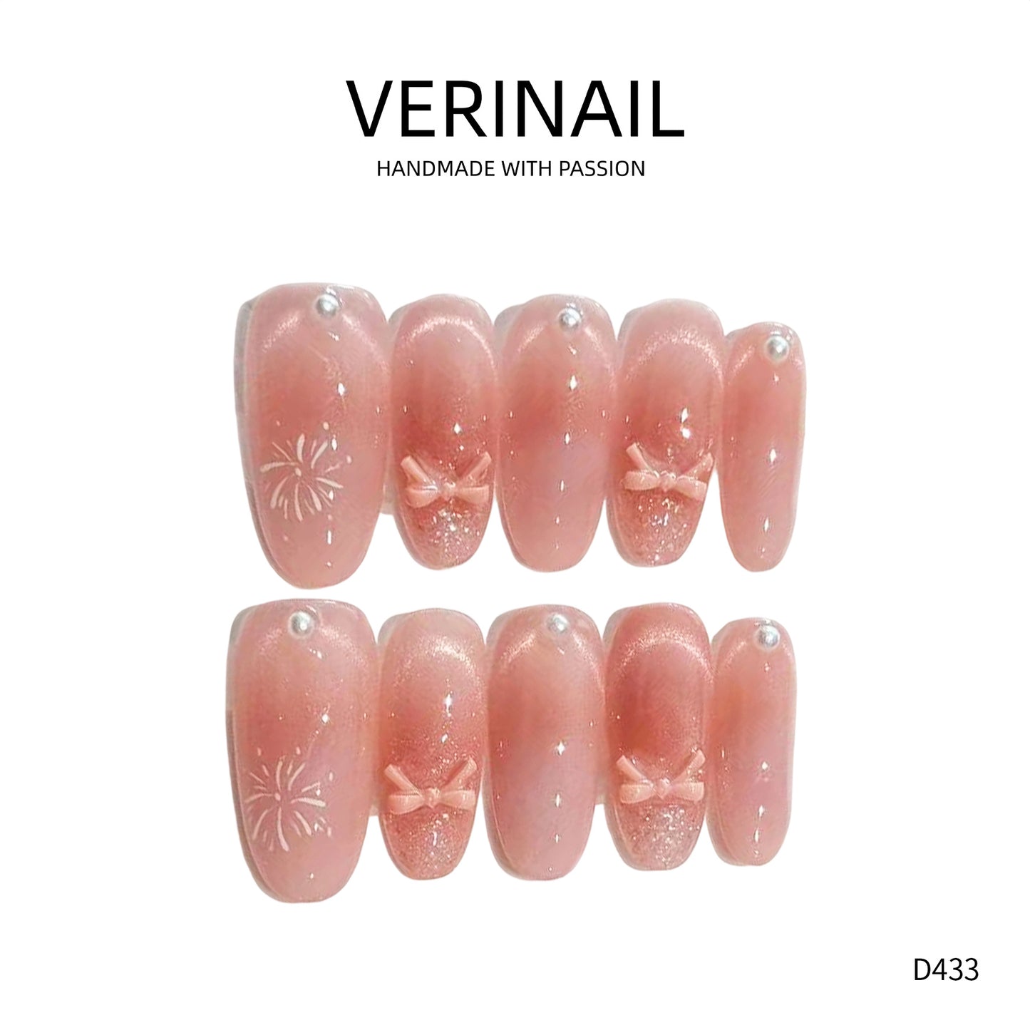 Press On Nails Almond-Long-AL01