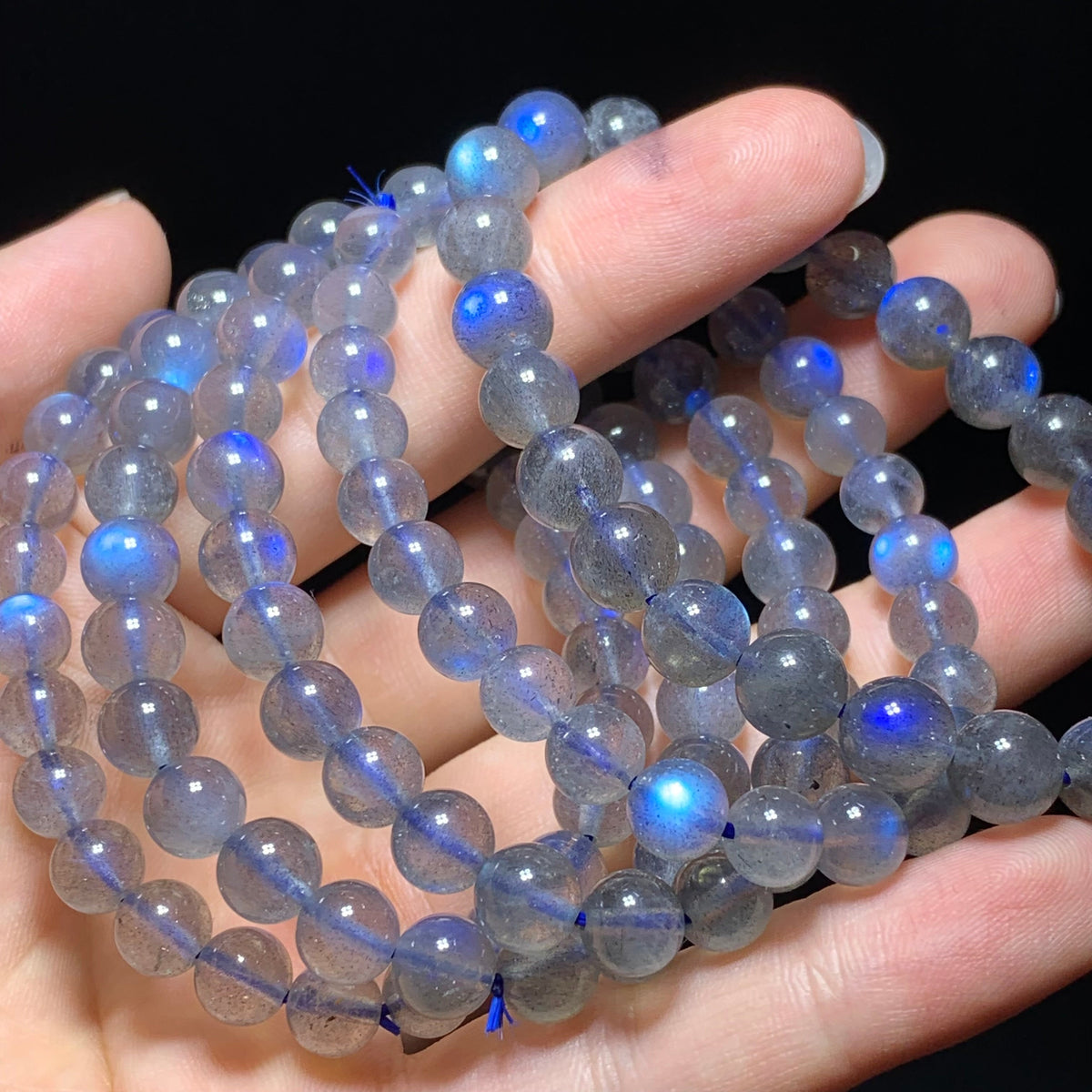 Labradorite crystal bracelets