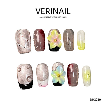 Press On Nails Color Yellow YW02