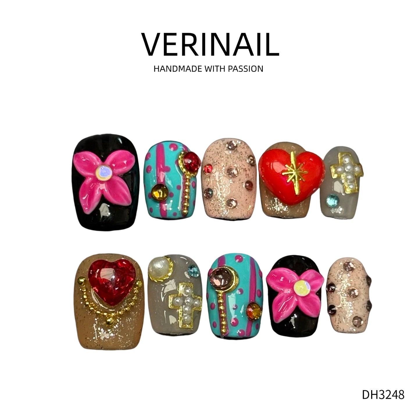 Press On Nails Oval-Short OS03