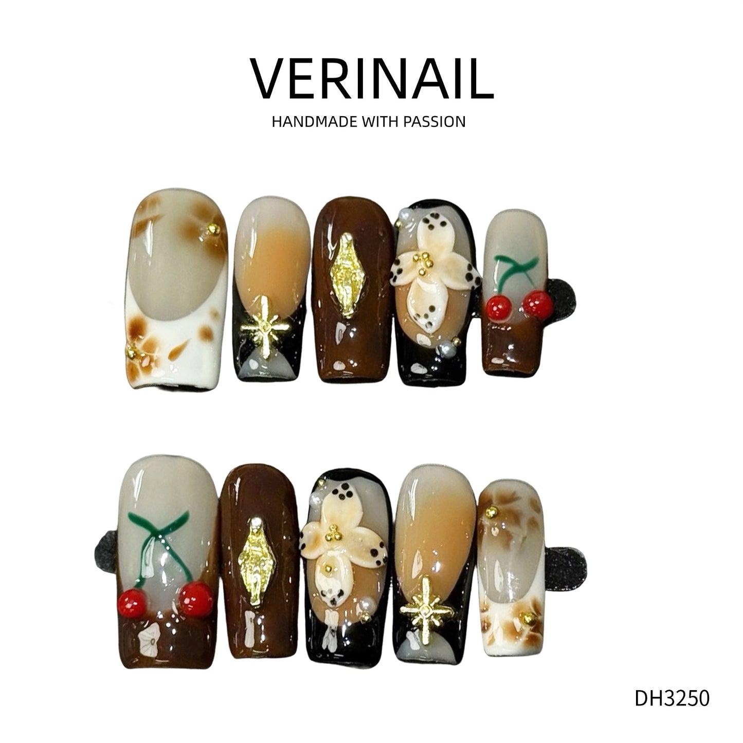 Press On Nails Ballerina- Short BS01