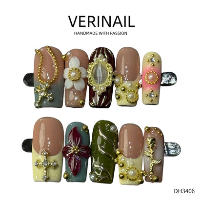 Press On Nails Style 3D TD02