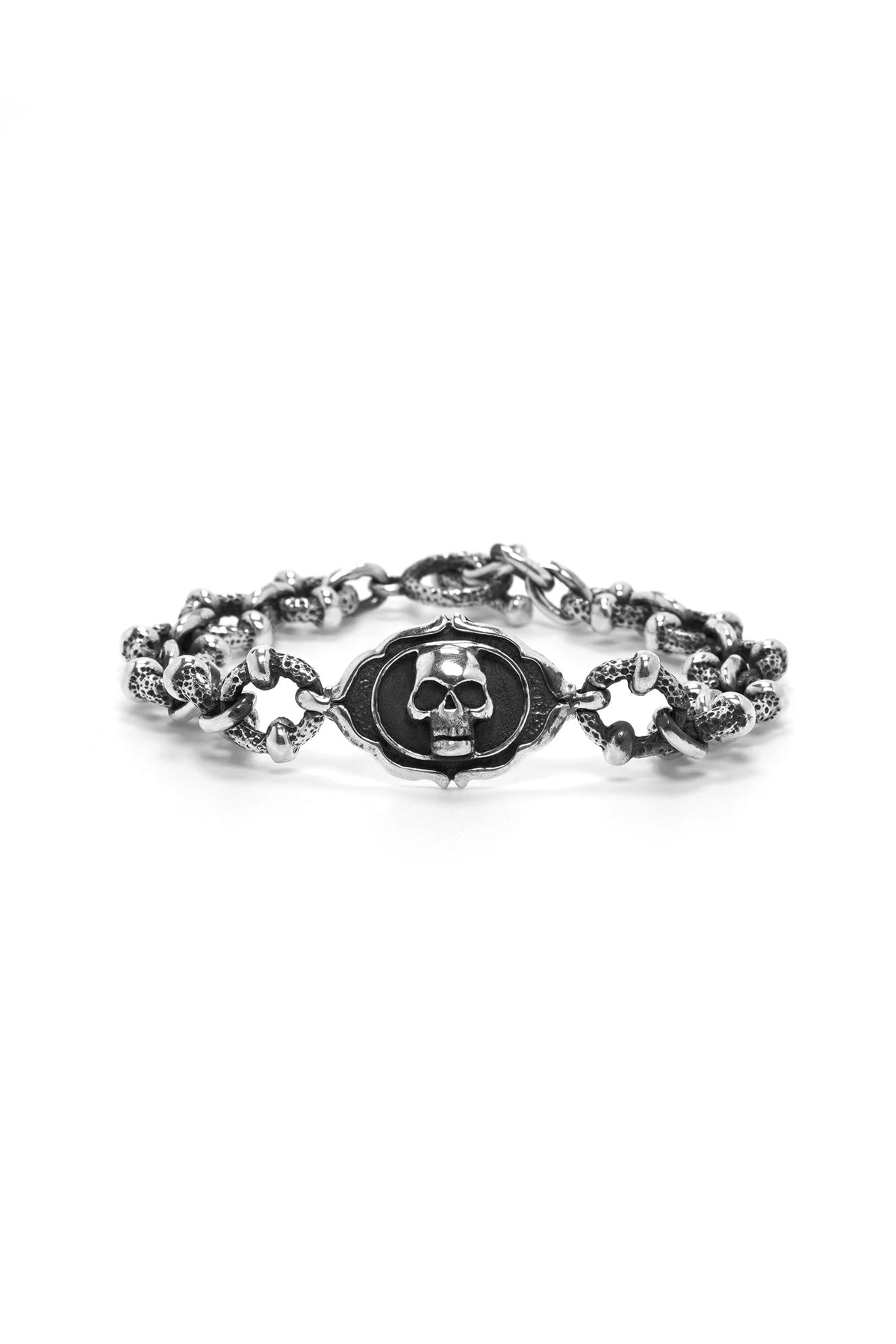 Retro Sterling Silver Chain Bracelet