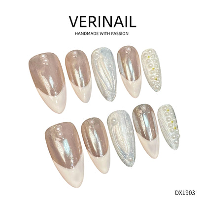 Press On Nails Almond-Medium-AM03