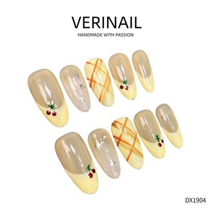 Press On Nails Color Yellow YW03