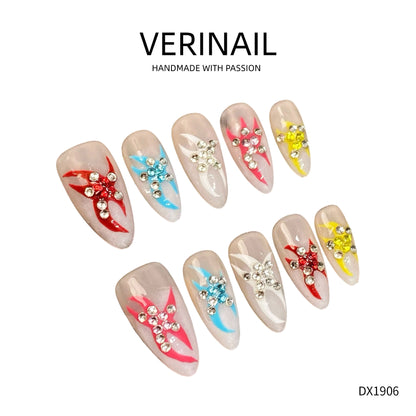 Press On Nails Almond-Long-AL01