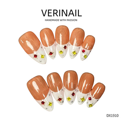 Press On Nails Almond-Medium-AM02