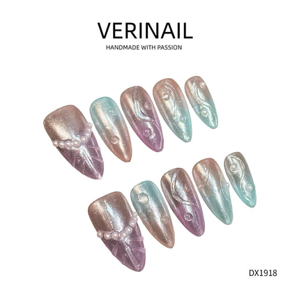 Press On Nails Almond-Long-AL01