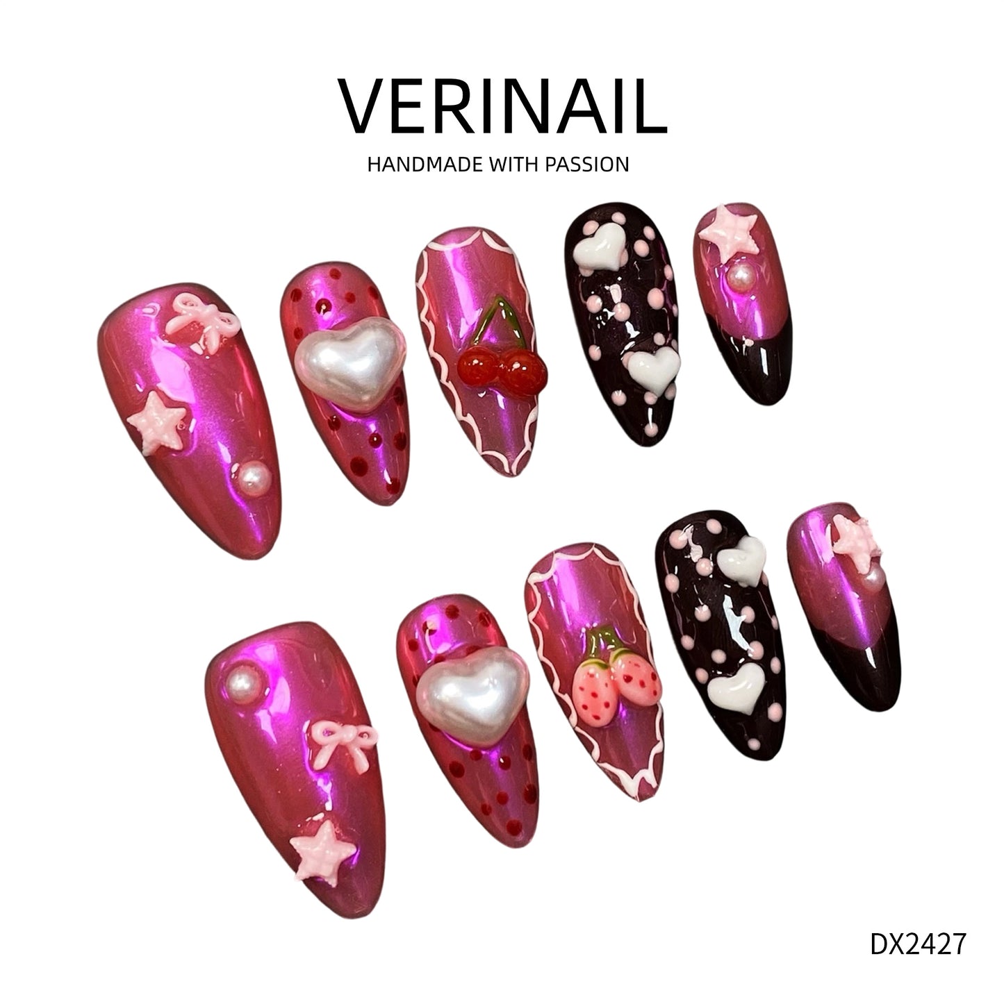 Press On Nails Almond-Medium-AM03