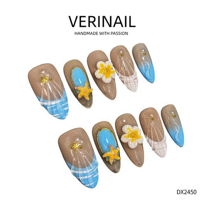 Press On Nails Color Yellow YW01