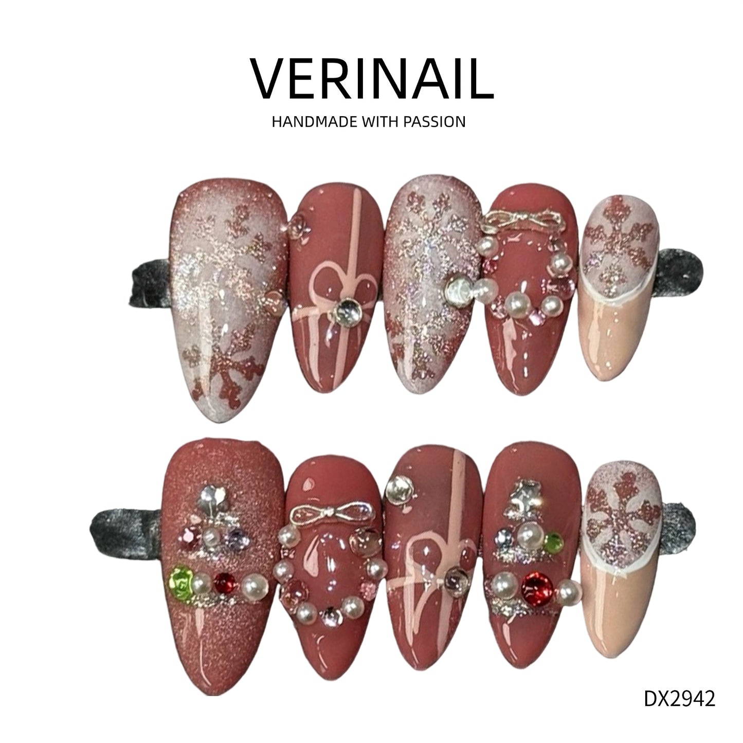 Press On Nails Almond-Medium-AM04