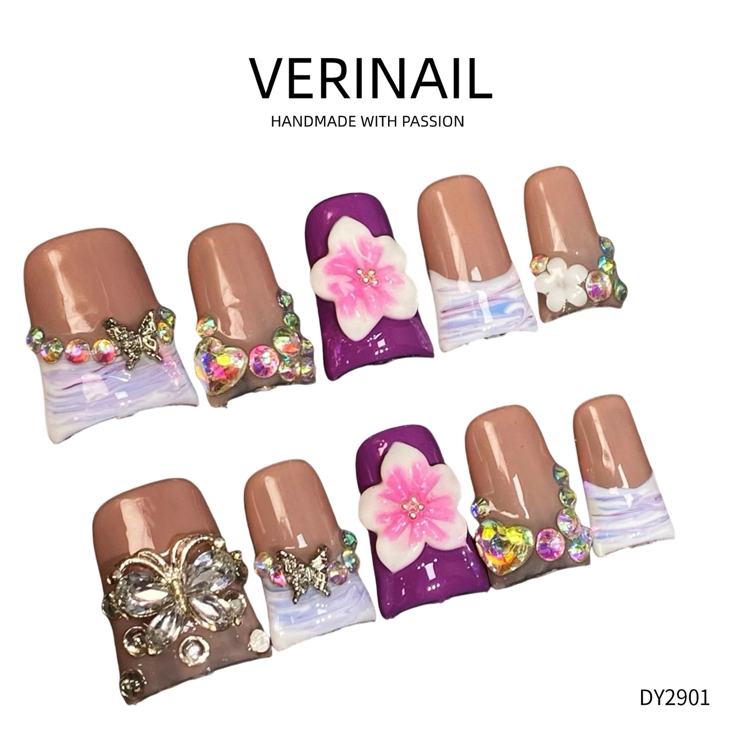 Press On Nails Square- Extreme SE01
