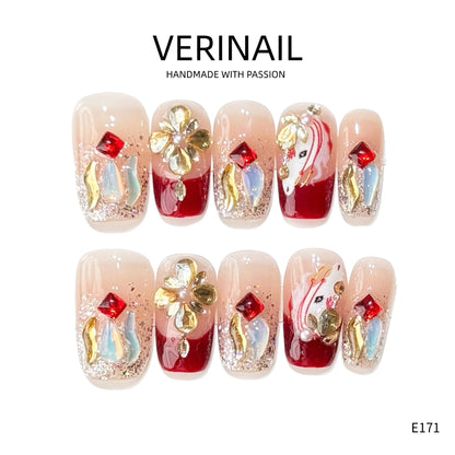Press On Nails Square-Long SL001