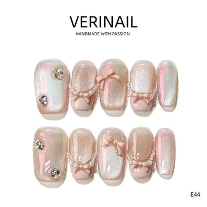 Press On Nails Ballerina- Short BS01