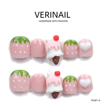 Press On Nails Oval-Short OS04