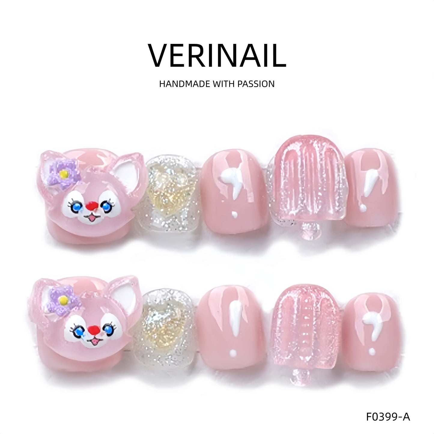 Press On Nails Oval-Short OS01