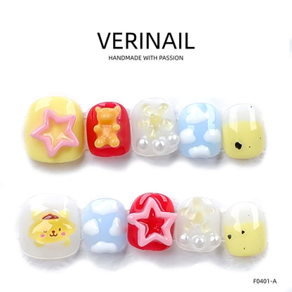 Press On Nails Color Yellow YW02
