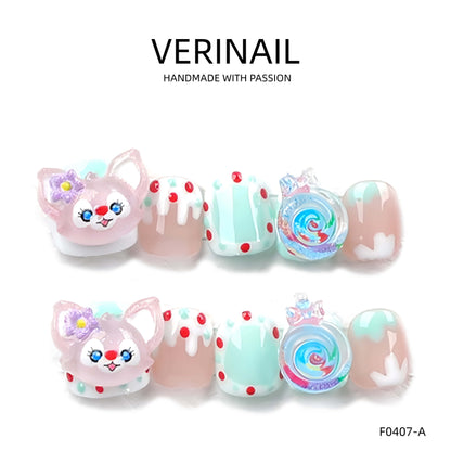 Press On Nails Oval-Short OS04