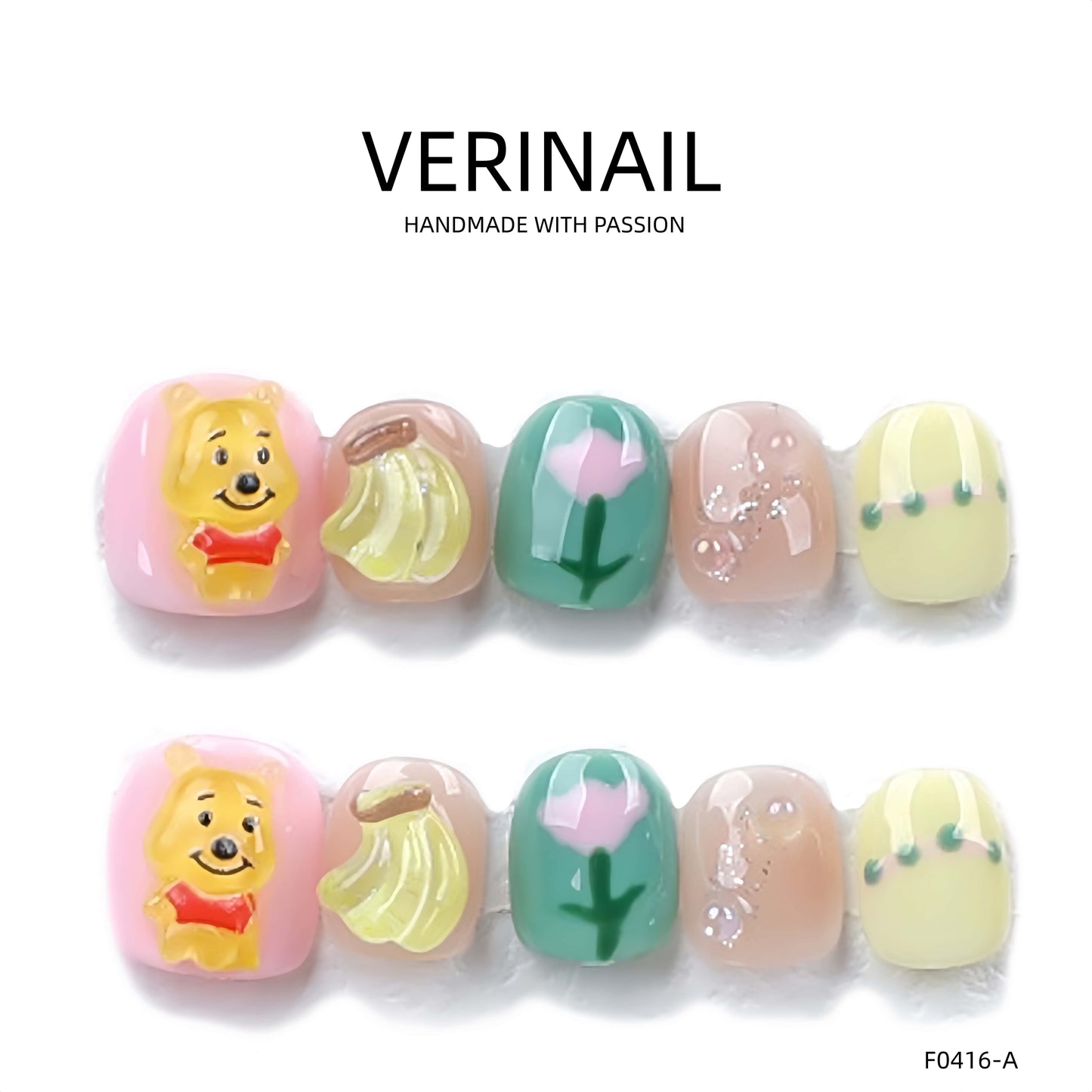 Press On Nails Ballerina- Short BS01