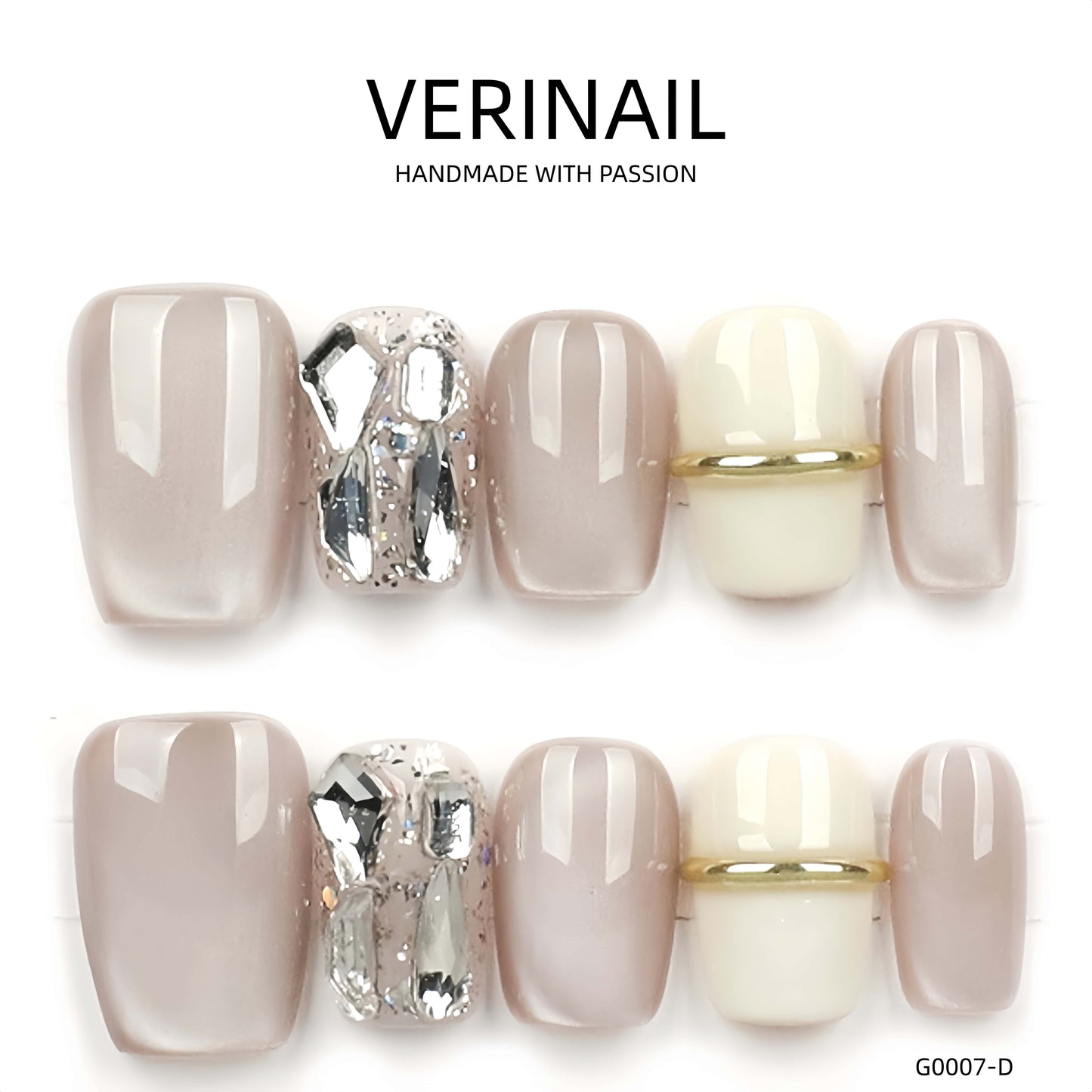 Press On Nails Style 3D TD03