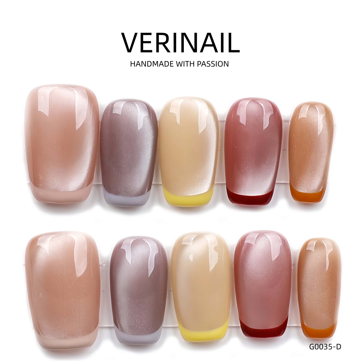 Press On Nails Color Yellow YW03