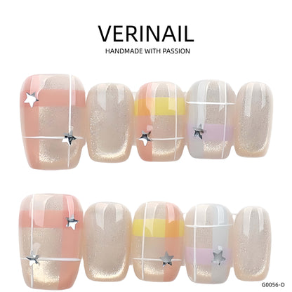Press On Nails Color Yellow YW01