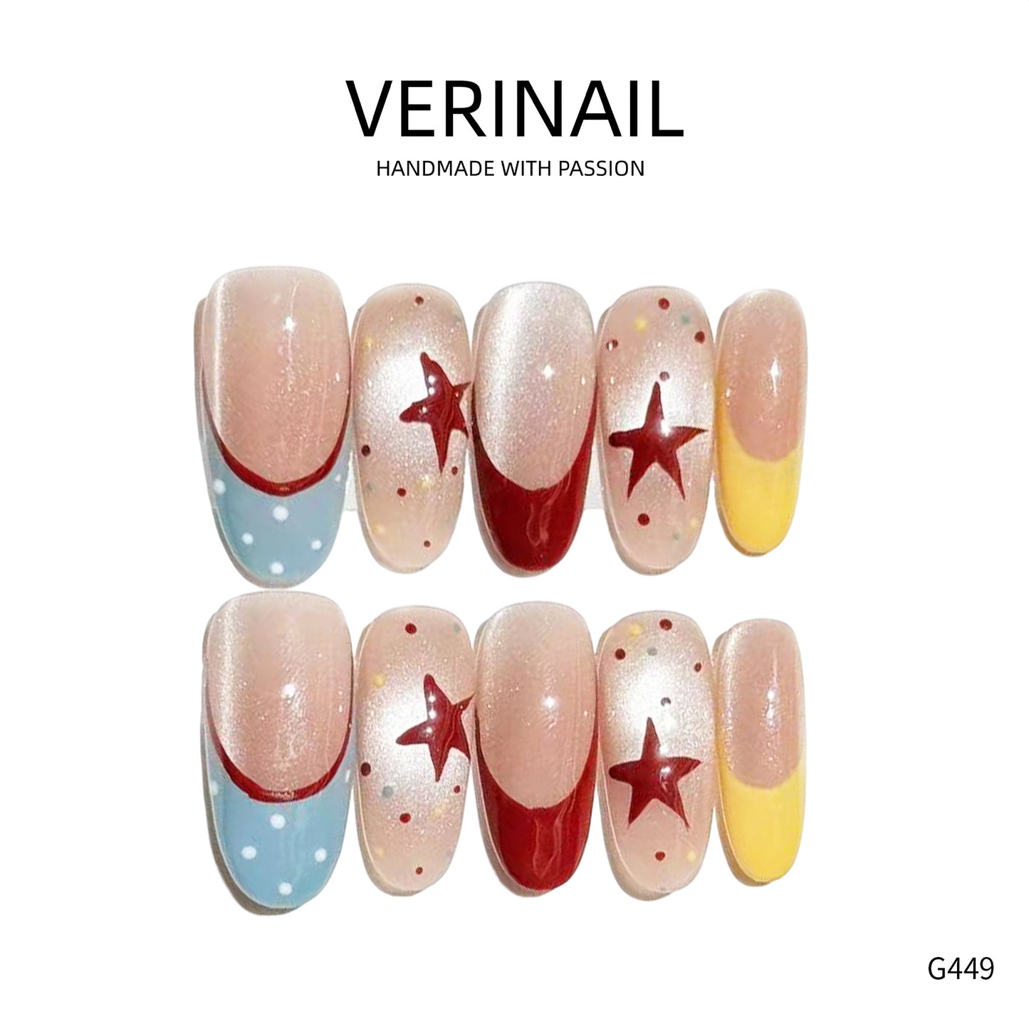 Press On Nails Almond-Long-AL05