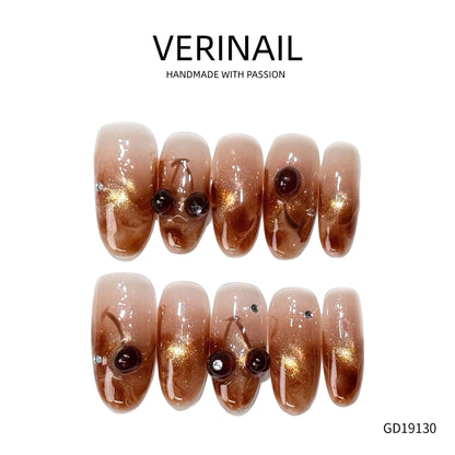 Press On Nails Almond-Long-AL05