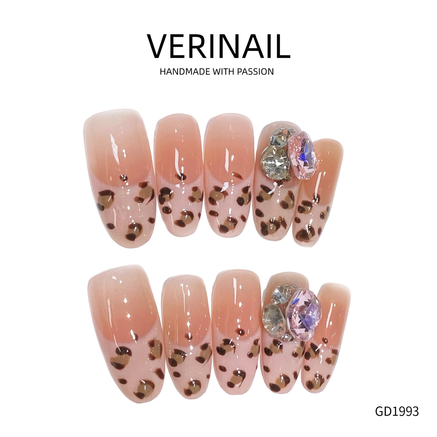 Press On Nails Almond-Long-AL05