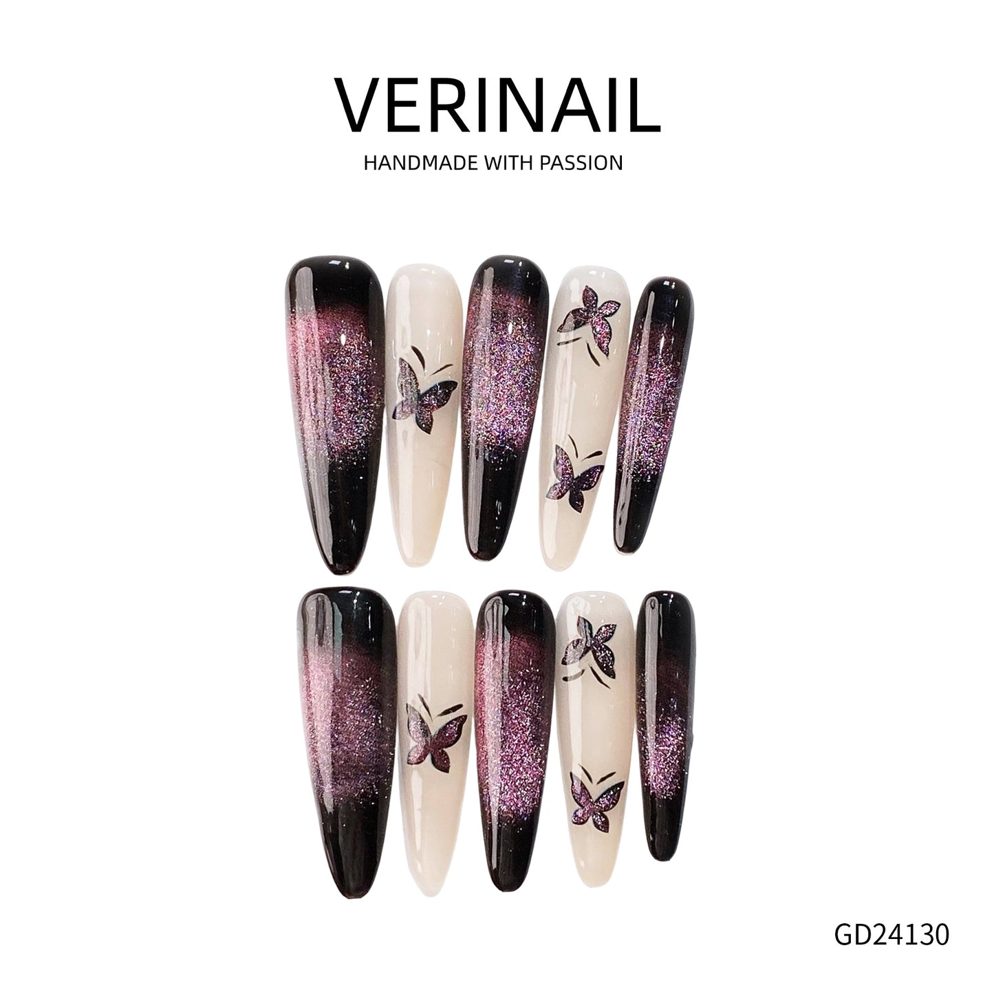 Press On Nails Almond-Long-AL05