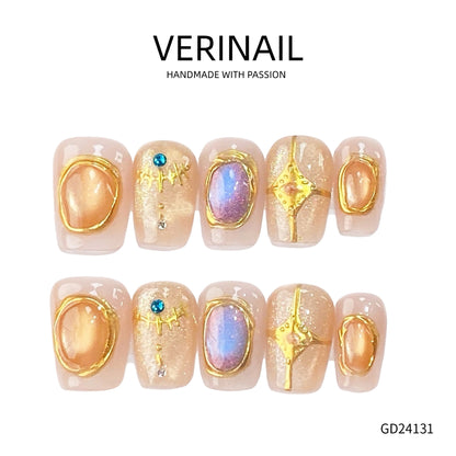 Press On Nails Color Yellow YW03