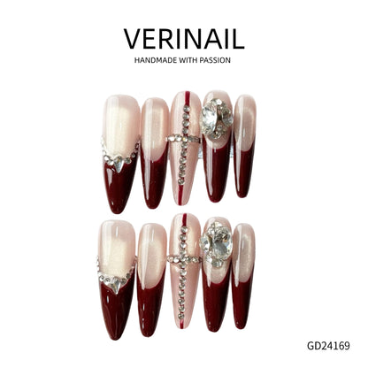 Press On Nails Almond-Long-AL05