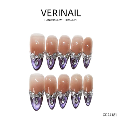 Press On Nails Almond-Long-AL05