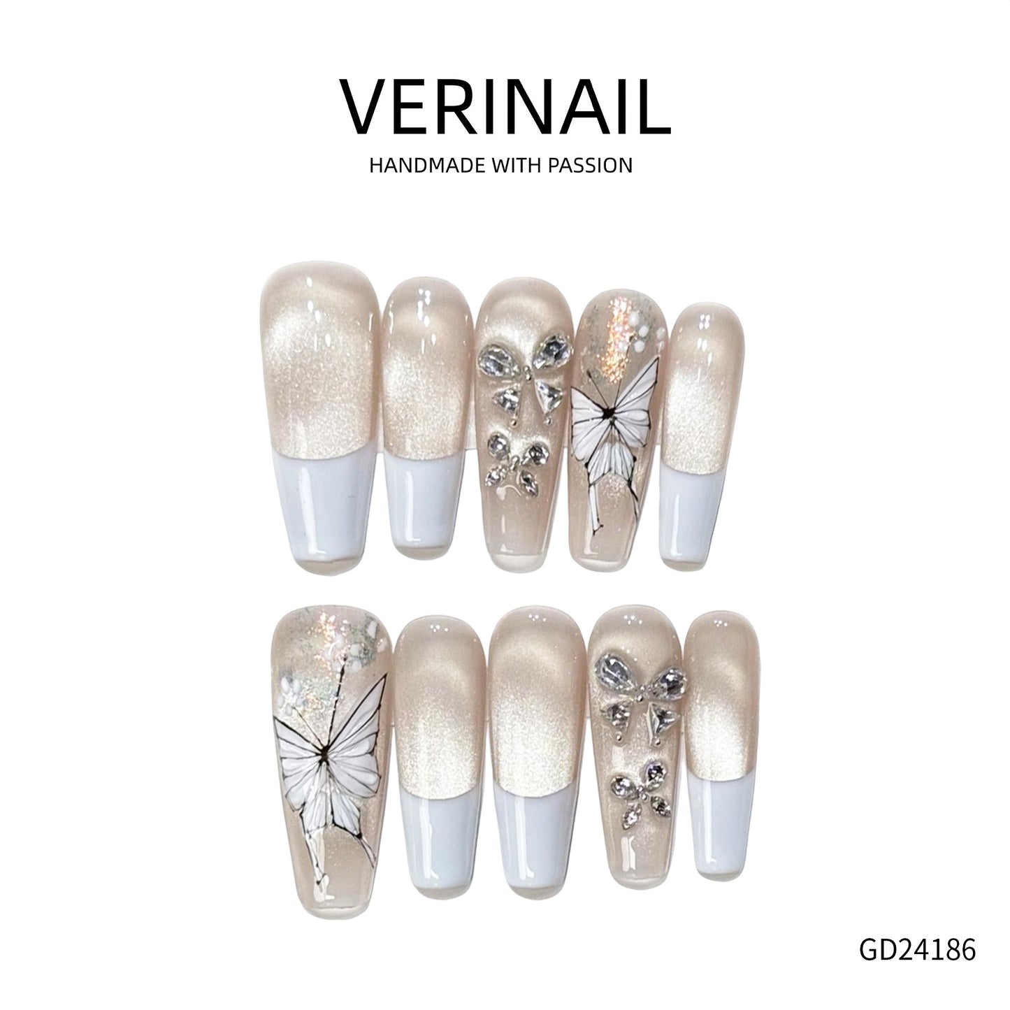 Press On Nails Almond-Long-AL05