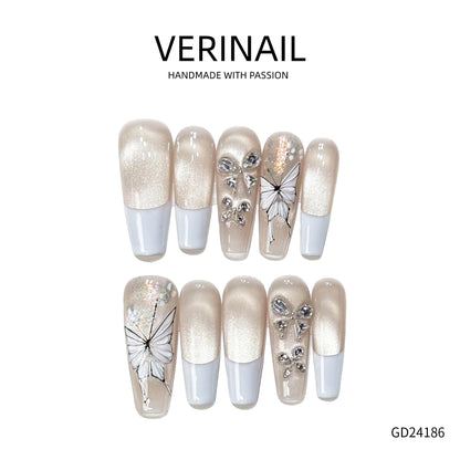 Press On Nails Almond-Long-AL05