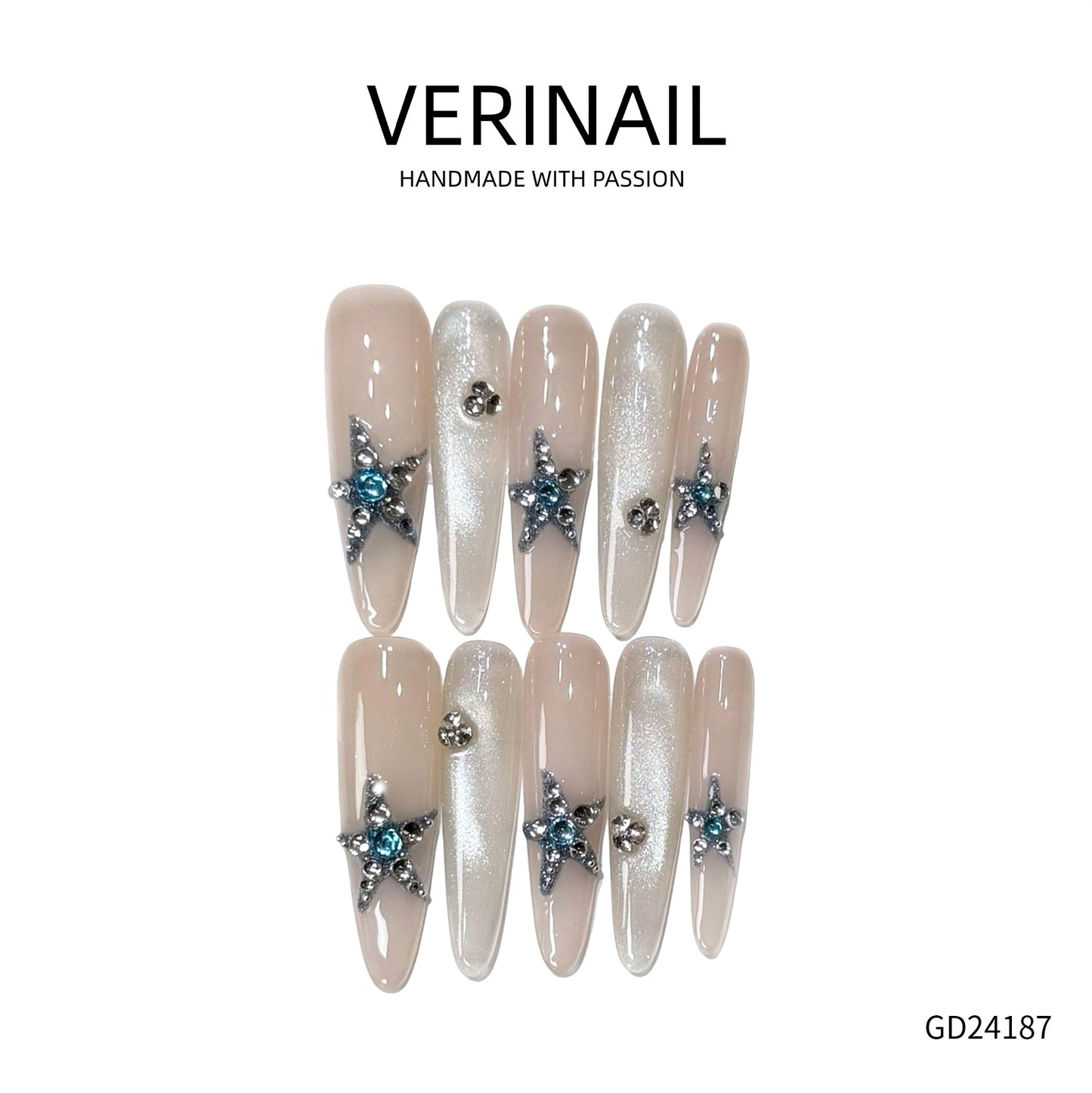 Press On Nails Style CHROME CH01