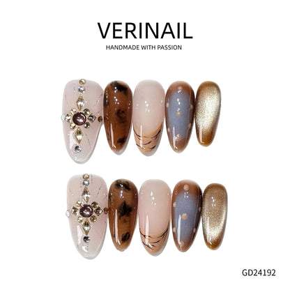 Press On Nails Almond-Long-AL05