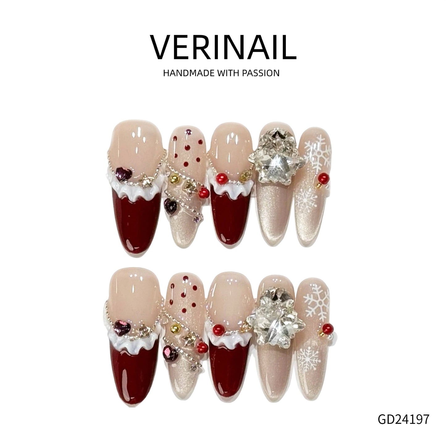 Press On Nails Style FRENCH TIP FT03