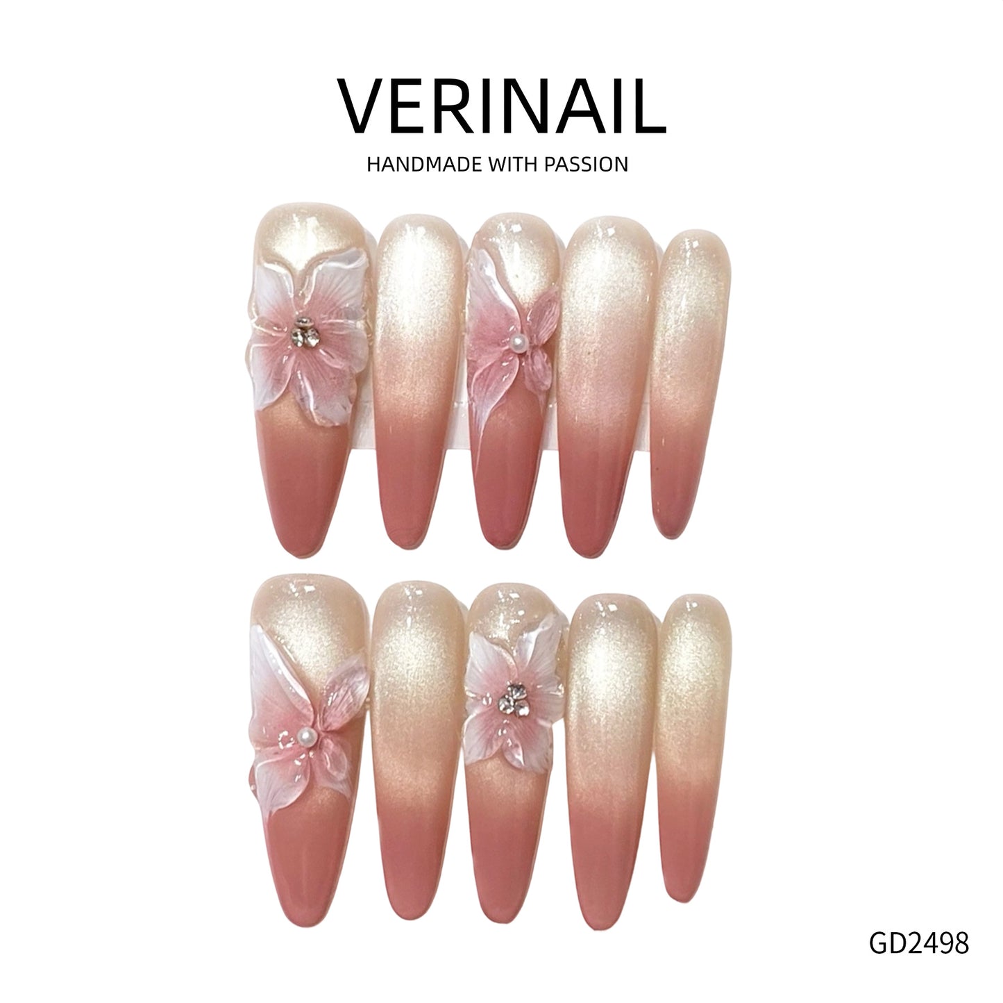 Press On Nails Almond-Long-AL05