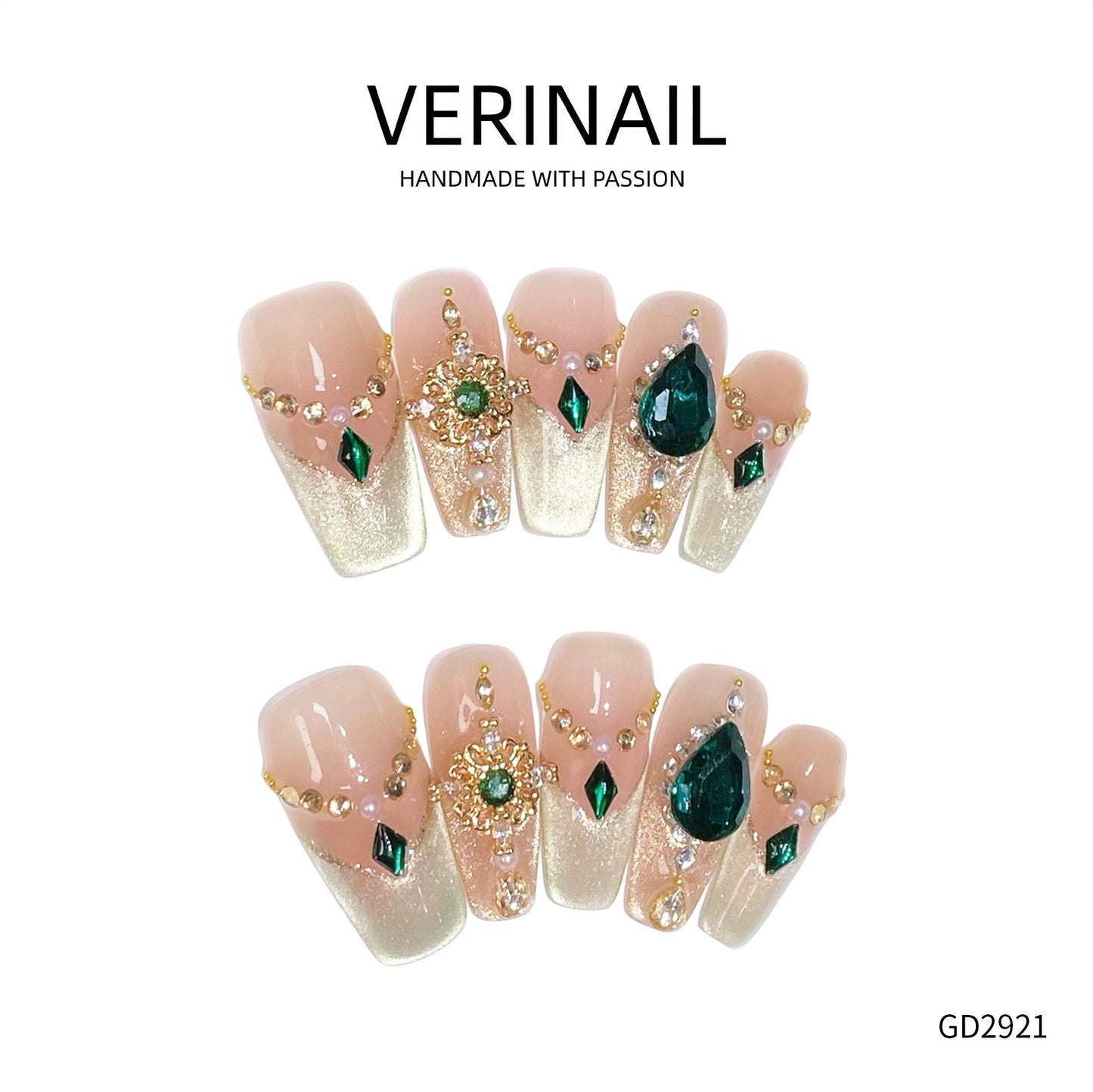Press On Nails Almond-Long-AL05