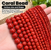 Coral Loose Beads - Free Shipping