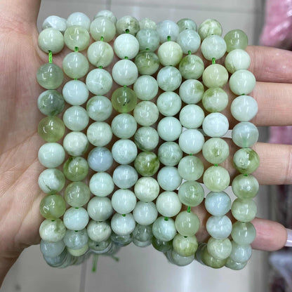 Round Smooth Beads Crystal/Quartz/Jasper/Agate 4mm 6mm 8mm 10mm
