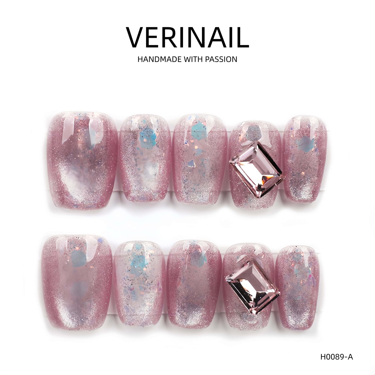 Press On Nails Ballerina- Short BS04