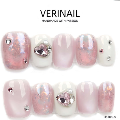 Press On Nails Color Silver SL03