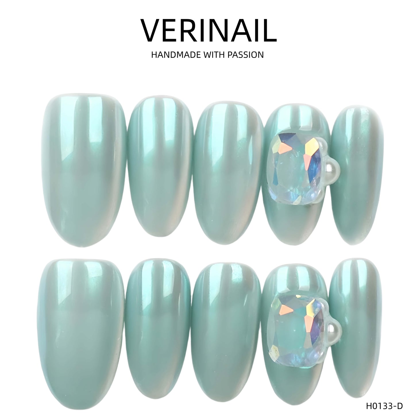 Press On Nails Almond-Medium-AM05