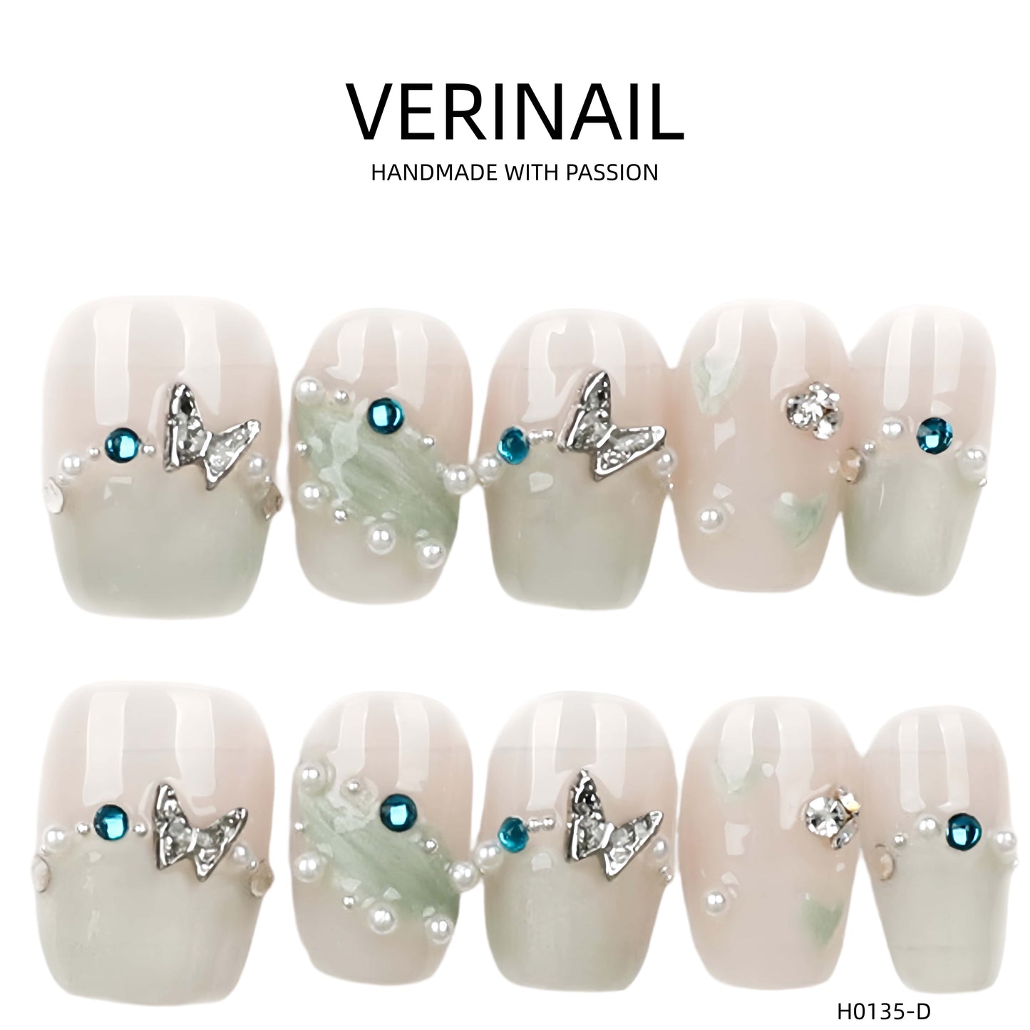 Press On Nails Square- Short SS05